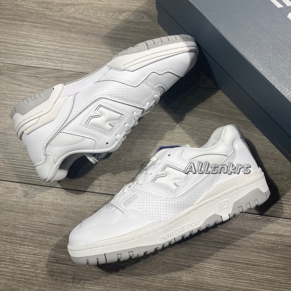 New Balance 550 White Grey Classic - Picture 8 of 9